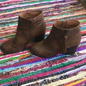 Brown booties